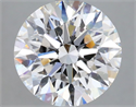 Natural Diamond 2.51 Carats, Round with Excellent Cut, G Color, VS2 Clarity and Certified by GIA