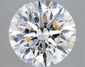 Picture of Natural Diamond 2.51 Carats, Round with Excellent Cut, G Color, VS2 Clarity and Certified by GIA