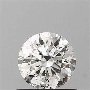 Picture of Natural Diamond 0.50 Carats, Round with Excellent Cut, I Color, SI2 Clarity and Certified by IGI