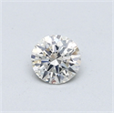 Natural Diamond 0.40 Carats, Round with Excellent Cut, I Color, SI2 Clarity and Certified by GIA