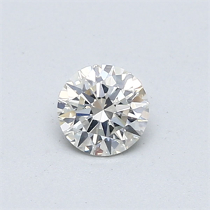 Picture of Natural Diamond 0.40 Carats, Round with Excellent Cut, I Color, SI2 Clarity and Certified by GIA