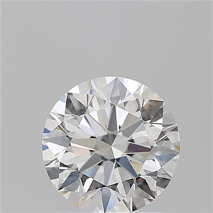 Picture of Natural Diamond 1.61 Carats, Round with Excellent Cut, F Color, VVS2 Clarity and Certified by GIA