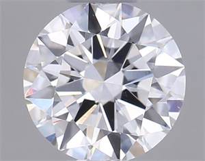 Picture of Natural Diamond 0.40 Carats, Round with Excellent Cut, F Color, VS2 Clarity and Certified by GIA