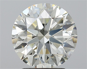 Picture of Natural Diamond 2.50 Carats, Round with Excellent Cut, J Color, VVS2 Clarity and Certified by IGI