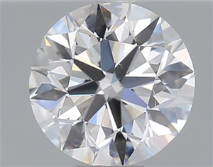 Picture of Natural Diamond 0.40 Carats, Round with Excellent Cut, F Color, VS2 Clarity and Certified by GIA