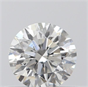 Natural Diamond 0.40 Carats, Round with Excellent Cut, F Color, SI2 Clarity and Certified by GIA