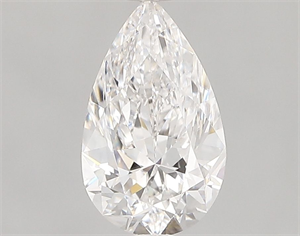 Picture of Natural Diamond 0.71 Carats, Pear with  Cut, D Color, VS1 Clarity and Certified by GIA