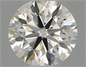 Natural Diamond 0.50 Carats, Round with Excellent Cut, H Color, SI1 Clarity and Certified by IGI