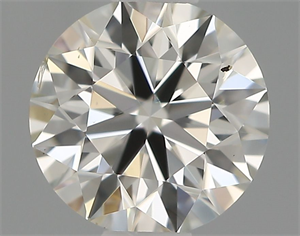 Picture of Natural Diamond 0.50 Carats, Round with Excellent Cut, H Color, SI1 Clarity and Certified by IGI