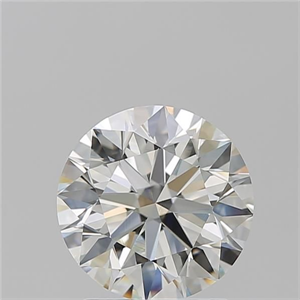 Picture of Natural Diamond 2.01 Carats, Round with Excellent Cut, I Color, VS1 Clarity and Certified by GIA