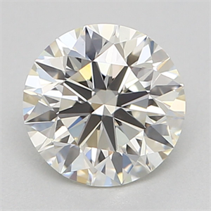 Picture of Natural Diamond 0.50 Carats, Round with Excellent Cut, J Color, VS1 Clarity and Certified by GIA