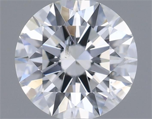 Picture of Natural Diamond 0.50 Carats, Round with Excellent Cut, G Color, SI2 Clarity and Certified by IGI