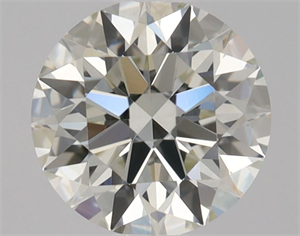 Picture of Natural Diamond 0.40 Carats, Round with Excellent Cut, J Color, VVS1 Clarity and Certified by GIA