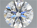 Natural Diamond 0.40 Carats, Round with Excellent Cut, J Color, VVS1 Clarity and Certified by GIA