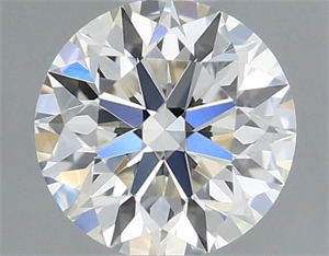 Picture of Natural Diamond 0.40 Carats, Round with Excellent Cut, J Color, VVS1 Clarity and Certified by GIA