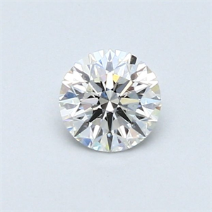 Picture of Natural Diamond 0.40 Carats, Round with Excellent Cut, F Color, SI1 Clarity and Certified by GIA