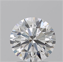 Natural Diamond 1.57 Carats, Round with Excellent Cut, G Color, IF Clarity and Certified by GIA