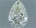 Natural Diamond 1.30 Carats, Pear with  Cut, J Color, VVS1 Clarity and Certified by IGI