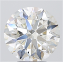 Natural Diamond 5.50 Carats, Round with Excellent Cut, I Color, VS2 Clarity and Certified by GIA