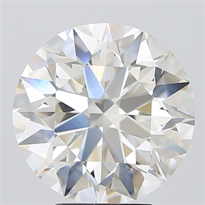 Picture of Natural Diamond 5.50 Carats, Round with Excellent Cut, I Color, VS2 Clarity and Certified by GIA