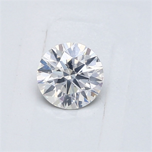 Picture of Natural Diamond 0.40 Carats, Round with Excellent Cut, F Color, I1 Clarity and Certified by GIA