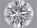 Natural Diamond 0.40 Carats, Round with Excellent Cut, K Color, VVS2 Clarity and Certified by GIA