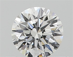 Picture of Natural Diamond 0.40 Carats, Round with Excellent Cut, D Color, SI1 Clarity and Certified by GIA