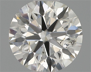 Picture of Natural Diamond 0.50 Carats, Round with Excellent Cut, H Color, SI1 Clarity and Certified by IGI