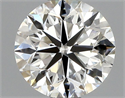 Natural Diamond 0.45 Carats, Round with Very Good Cut, G Color, VS1 Clarity and Certified by IGI