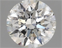 Natural Diamond 0.50 Carats, Round with Excellent Cut, J Color, SI2 Clarity and Certified by GIA