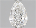 Natural Diamond 0.72 Carats, Pear with  Cut, F Color, VS2 Clarity and Certified by GIA