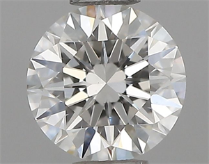 Picture of Natural Diamond 0.42 Carats, Round with Excellent Cut, H Color, VS1 Clarity and Certified by GIA