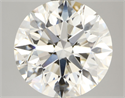 Natural Diamond 3.01 Carats, Round with Excellent Cut, J Color, SI1 Clarity and Certified by GIA