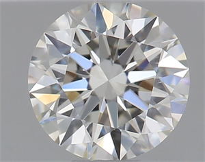 Picture of Natural Diamond 0.41 Carats, Round with Excellent Cut, J Color, VVS1 Clarity and Certified by GIA