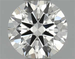 Picture of Natural Diamond 0.40 Carats, Round with Excellent Cut, J Color, IF Clarity and Certified by GIA