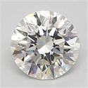 Natural Diamond 0.51 Carats, Round with Excellent Cut, J Color, VS2 Clarity and Certified by GIA