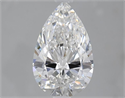 Natural Diamond 2.01 Carats, Pear with  Cut, E Color, VS2 Clarity and Certified by GIA