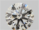 Natural Diamond 0.40 Carats, Round with Very Good Cut, I Color, VS2 Clarity and Certified by GIA