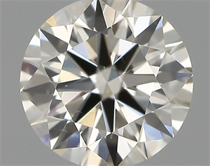 Picture of Natural Diamond 0.42 Carats, Round with Excellent Cut, I Color, VS2 Clarity and Certified by IGI