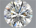 Natural Diamond 0.54 Carats, Round with Excellent Cut, J Color, VS1 Clarity and Certified by GIA