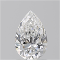 Natural Diamond 1.01 Carats, Pear with  Cut, E Color, VVS2 Clarity and Certified by GIA