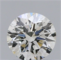 Natural Diamond 0.43 Carats, Round with Excellent Cut, H Color, VS1 Clarity and Certified by IGI