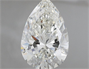 Natural Diamond 1.51 Carats, Pear with  Cut, I Color, VVS1 Clarity and Certified by GIA