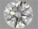 Natural Diamond 3.01 Carats, Round with Excellent Cut, K Color, VS1 Clarity and Certified by GIA