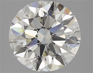 Picture of Natural Diamond 3.01 Carats, Round with Excellent Cut, K Color, VS1 Clarity and Certified by GIA