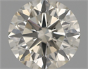 Natural Diamond 0.48 Carats, Round with Excellent Cut, J Color, SI1 Clarity and Certified by IGI