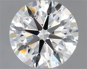 Picture of Natural Diamond 0.40 Carats, Round with Excellent Cut, J Color, VVS1 Clarity and Certified by GIA