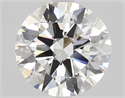 Natural Diamond 2.10 Carats, Round with Excellent Cut, G Color, VVS1 Clarity and Certified by GIA