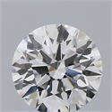 Natural Diamond 0.44 Carats, Round with Very Good Cut, G Color, VVS2 Clarity and Certified by GIA