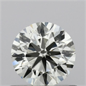 Natural Diamond 0.60 Carats, Round with Very Good Cut, J Color, VS2 Clarity and Certified by IGI